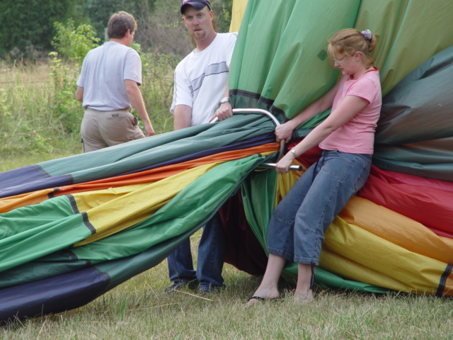 Carrie and her husband, Josh jump in and lend a hand.